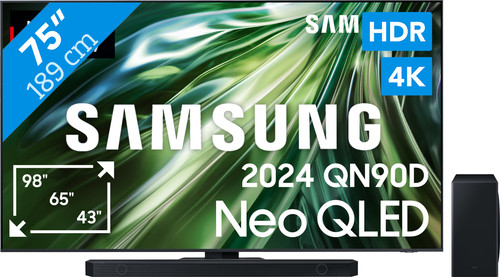 Samsung GQ75QN90D + Samsung HW-Q810GD/ZG Main Image