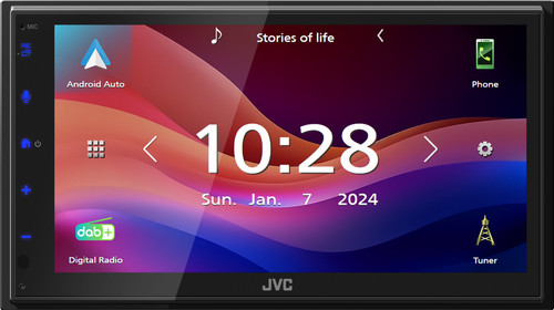 JVC KW-M595DBT Schwarz Main Image