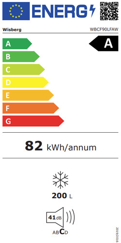 Wisberg WBCF90LFAW energielabel