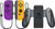 Nintendo Switch Joy-Con set Neon Purple/Neon Orange + Nintendo Switch Joy-Con Charge Grip