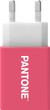 Pantone Charger with USB-A Port 10W Pink