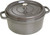 Staub Runder Schmortopf/Bräter 28 cm Graphitgrau