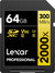 Lexar Professional SDXC 2000x GOLD 64GB 260 MB/s