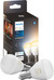 Philips Hue Luster Spherical Light White Ambiance E14 2-pack