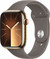 Apple Watch Series 9 4G 45 mm Gold Edelstahl Sportarmband Grau M/L