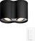 Philips Hue Pillar Aufbauspot White Ambiance - Schwarz - 2 Spots + Dimmer