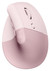 Logitech Lift Vertikale ergonomische Maus Rosa