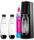 SodaStream TERRA Black + Plastic Bottles 1L 2-pack