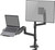 ACT AC8341 Monitor Arm 49 inches with Gas Spring for 1 Monitor with Laptop Holder
