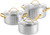 GreenPan Padova Reserve 3-lagig Stainless Steel Kochtopfset 6-teilig