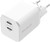 BlueBuilt Power Delivery Charger with 2 USB-C Ports 65W White