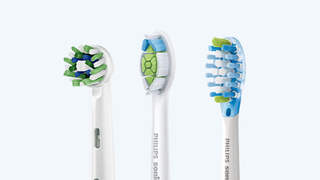 Oral-B, Silk'n, and Philips brush attachments