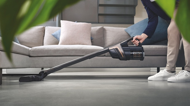 Miele vacuum under couch