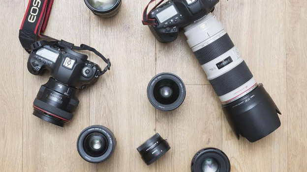 Lenses for an SLR camera