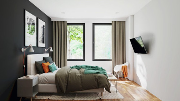 Neigbare Fernsehhalterung