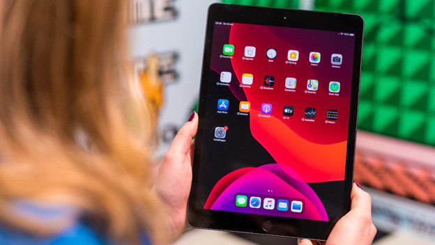 Apple iPad in Benutzung.