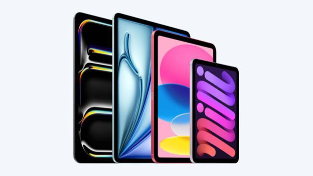 Alle Apple iPad Modelle nebeneinander