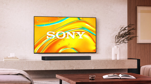 Sony TV with soundbar