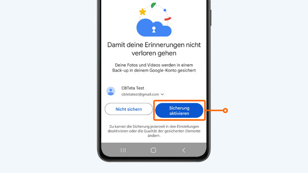 Sicherung aktivieren