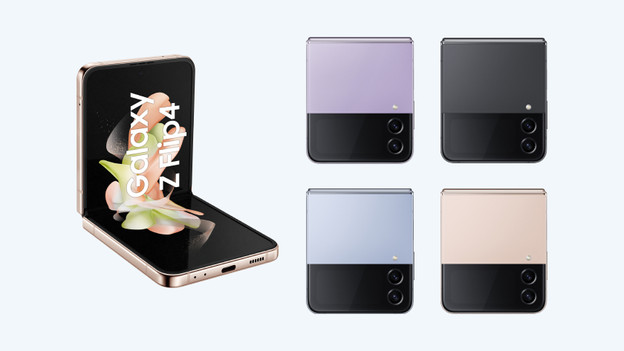 Flip 4: horizontale Falte, kompaktes Modell