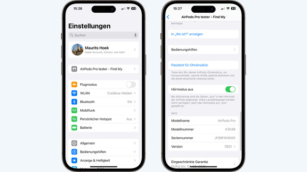 Die richtigen Ohreinsätze für AirPods Pro