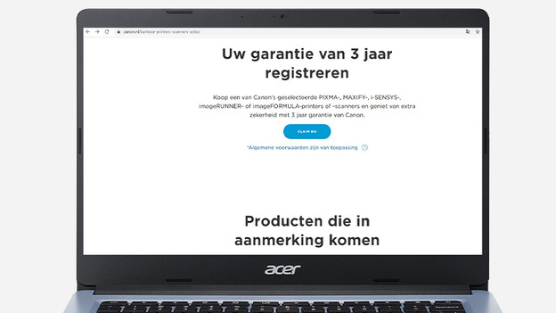Canon-Drucker registrieren