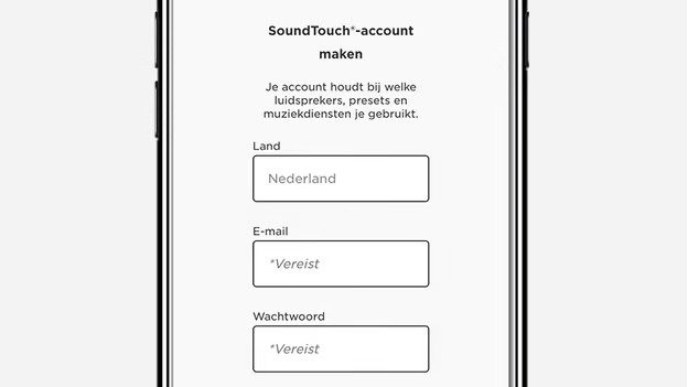 Bose-Konto erstellen