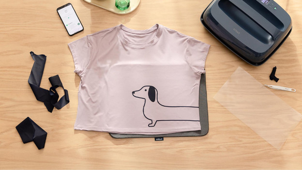 Shirt mit eigenem Design mit Cricut Heat Press