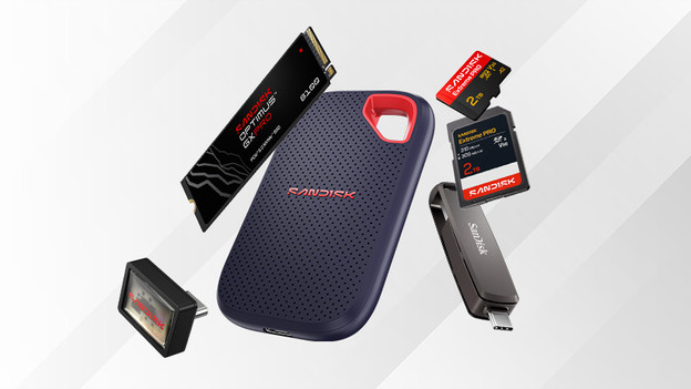SANDISK externe SSD, interne SSD, Speicherkarten und USB-Sticks