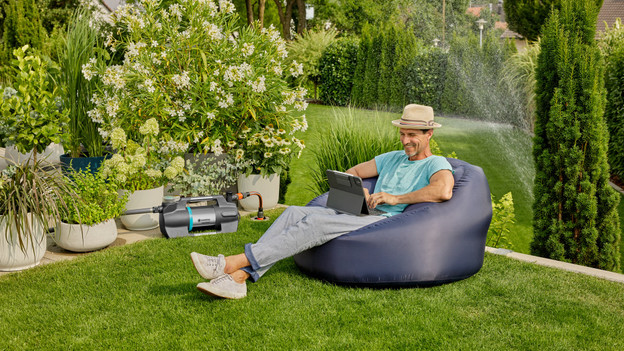 Smarte Gartenpumpe mit App