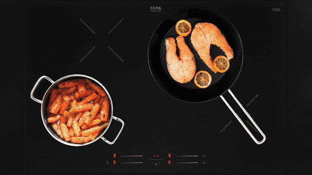 Kochgeschirr auf dem Kochfeld