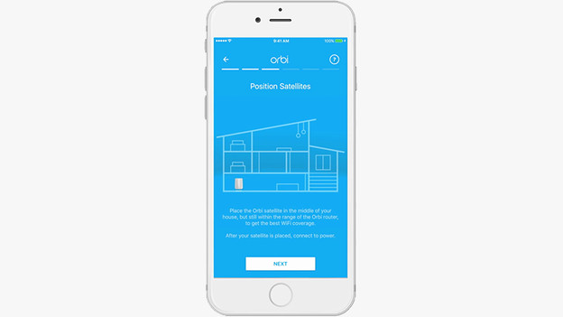 Platziere die restlichen Satelliten