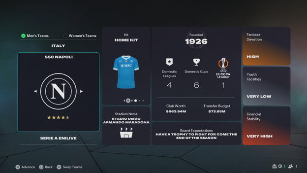 Napoli EA Sports FC 26