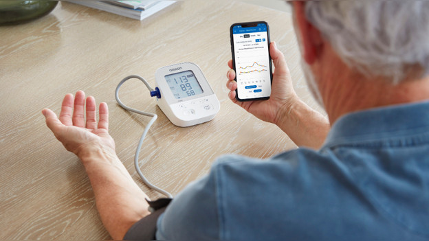 Omron Blutdruckmessgerät mit App