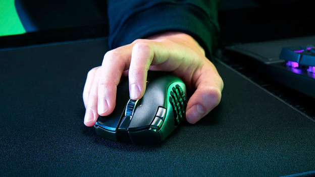 Gaming-Maus in Gebrauch