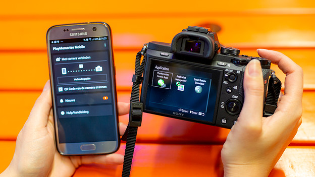 Verbinden mit Sony PlayMemories Mobile