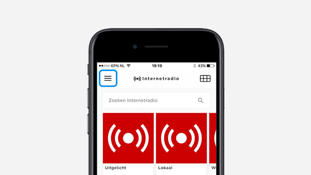 Select playlist or radio station