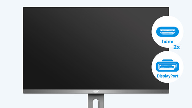 U2790PQU: 2x HDMI und 1x DisplayPort