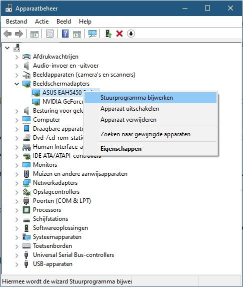 Klicke mit der rechten Maustaste auf den richtigen Bildschirm.