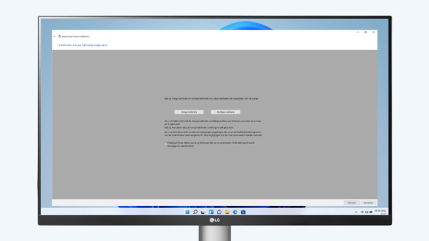 Bestätige oder verwerfe die neuen Werte