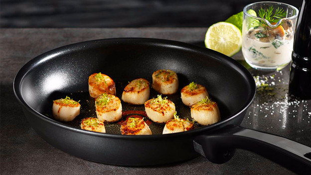 Bratpfanne mit Fisch