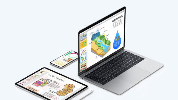 Apple iWork für macOS, iPhone und iPad