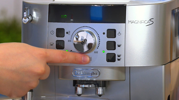 De'Longhi Magnifica descaling switch on