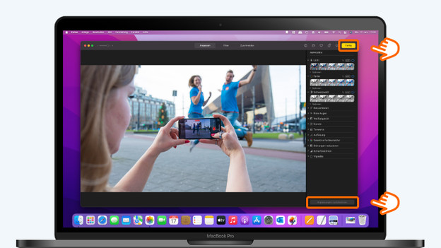 Fotos und Videos bearbeiten