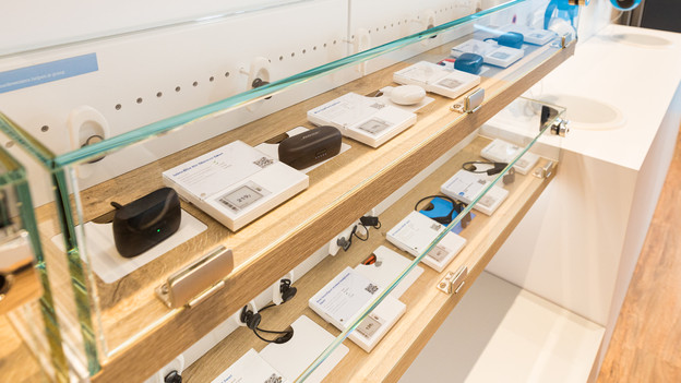 In-Ear-Kopfhörer im Store ausprobieren