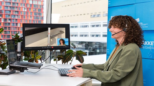 Videoanruf mit Kundendienstmitarbeiter 