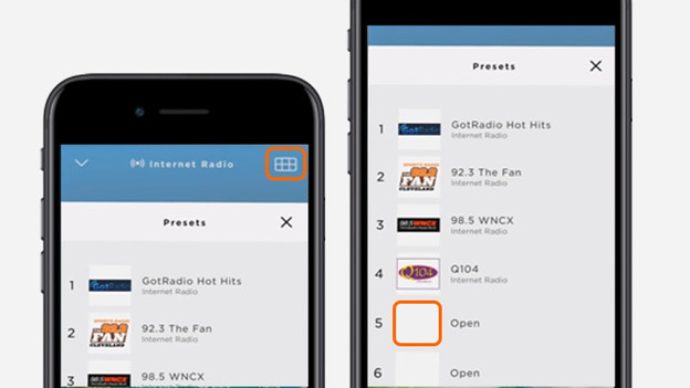 Using the speaker or remote