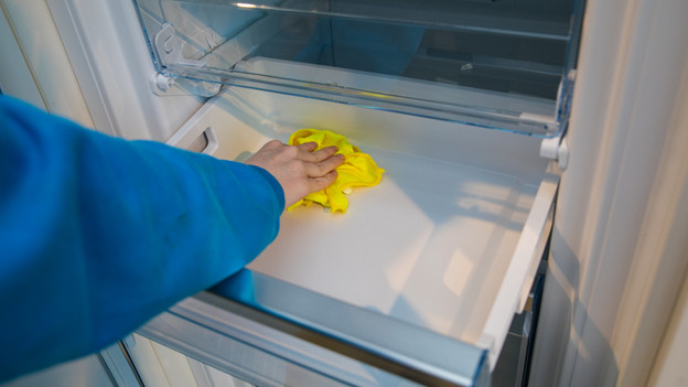 Clean inside freezer
