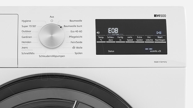 Siemens Trockner Fehler E08