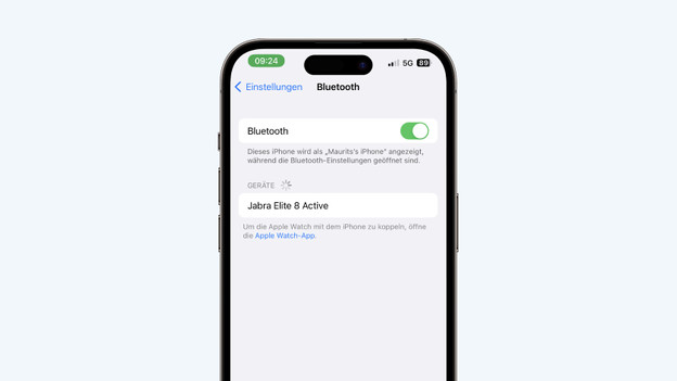 Jabra In-Ear-Kopfhörer anschließen